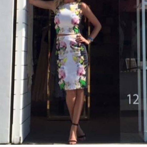 Ted Baker London Dresses & Skirts - 2 piece Ted Baker floral skirt and top set